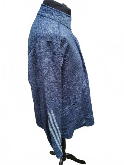 Adidas KodaBank Blue Heathered Quarter Zip XL Pullover