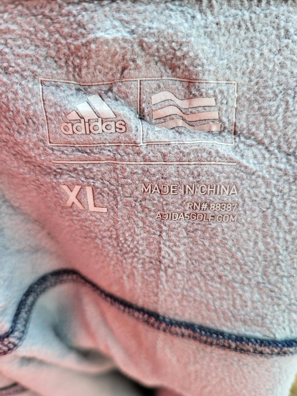 Adidas KodaBank Blue Heathered Quarter Zip XL Pullover