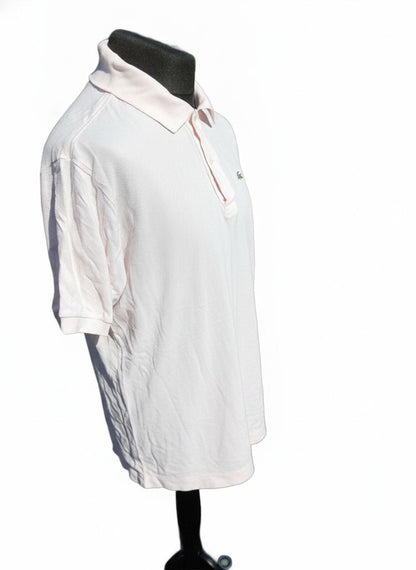 Lacoste Light Pink Short Sleeve Polo Shirt - 6 meaning XL