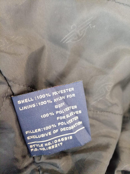 Vintage 90s/Y2K Dockers Padded Jacket - Medium - Navy Blue - Retro Anchor Logo