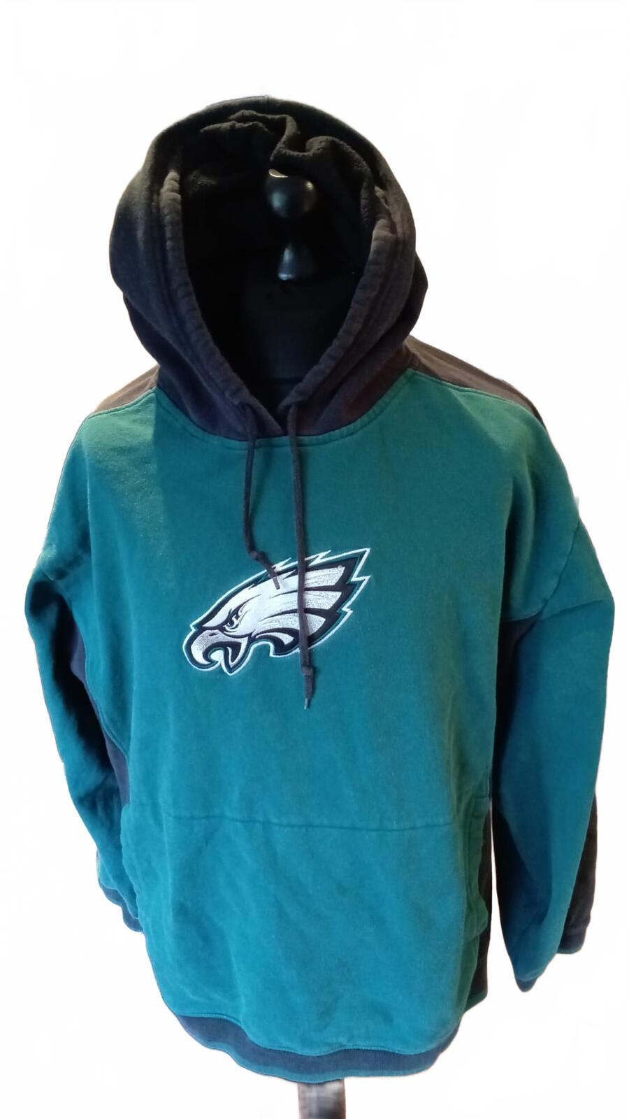 Vintage REEBOK Philadelphia Eagles NFL Hoodie | Green | Size XXL | 00s Retro