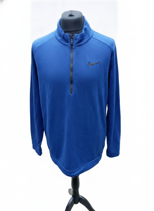 Nike 1/4 Zip Pullover Jacket Royal Blue Men’s Size XXLT (2XL Tall) 26" P2P