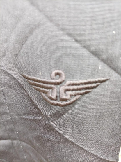 Vintage 90s/Y2K Dockers Padded Jacket - Medium - Navy Blue - Retro Anchor Logo
