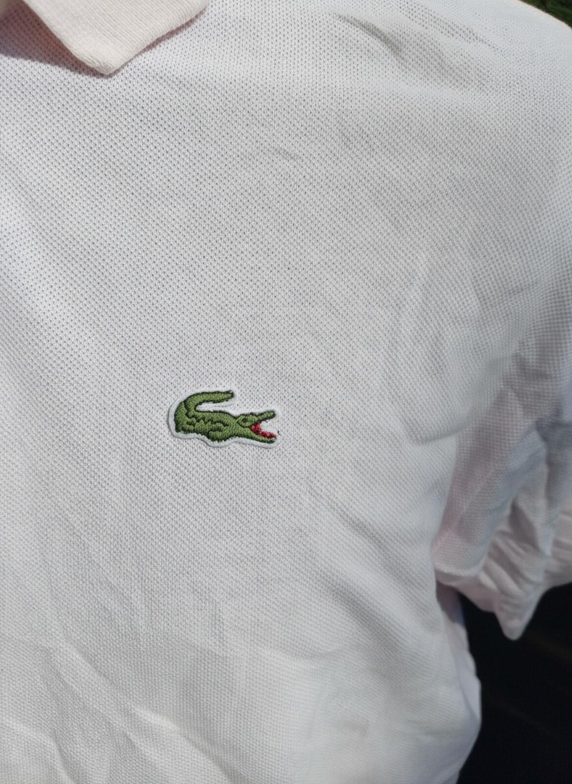 Lacoste Light Pink Short Sleeve Polo Shirt - 6 meaning XL