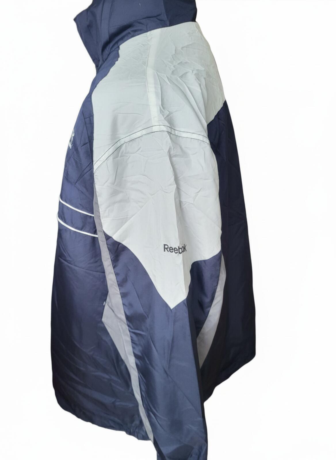 NWT Reebok Windbreaker Jacket - Navy/Grey/White - 2XL - New