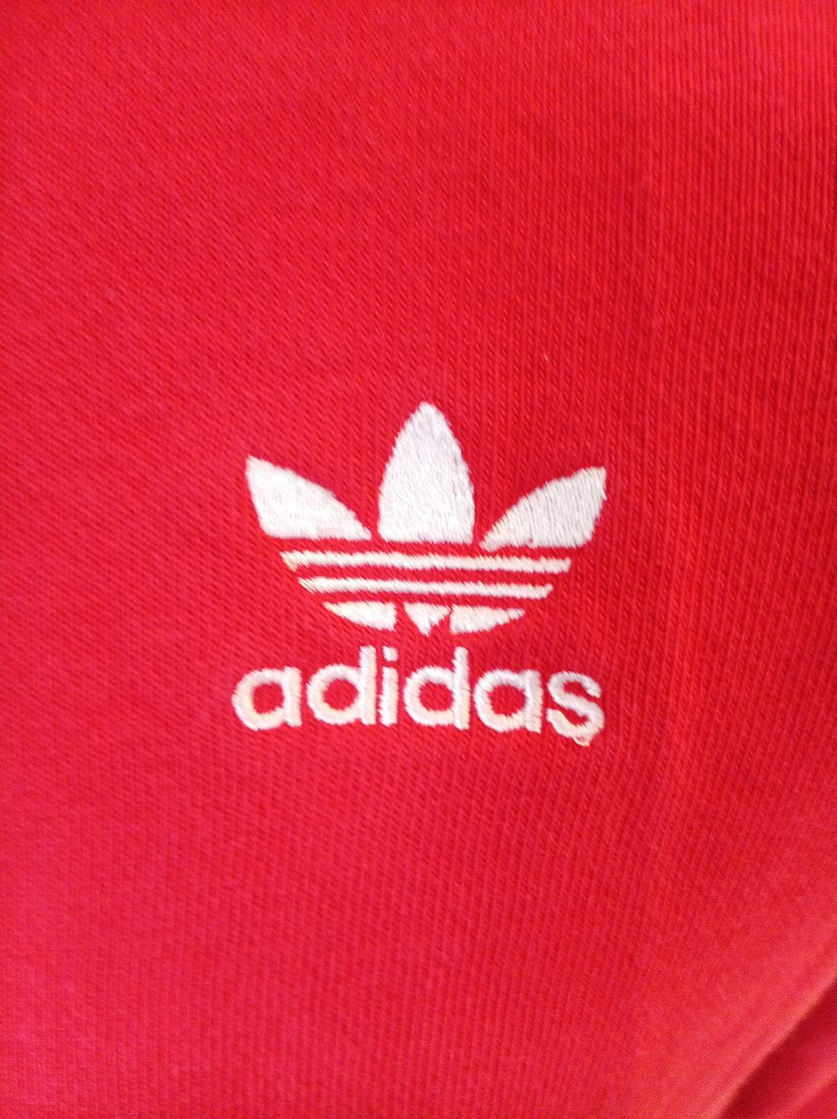 Adidas Originals Trefoil Hoodie | Red | Men's Large - Classic Streetwear