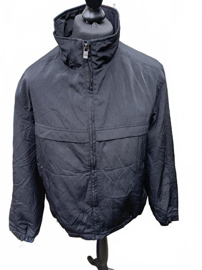 Vintage 90s/Y2K Dockers Padded Jacket - Medium - Navy Blue - Retro Anchor Logo