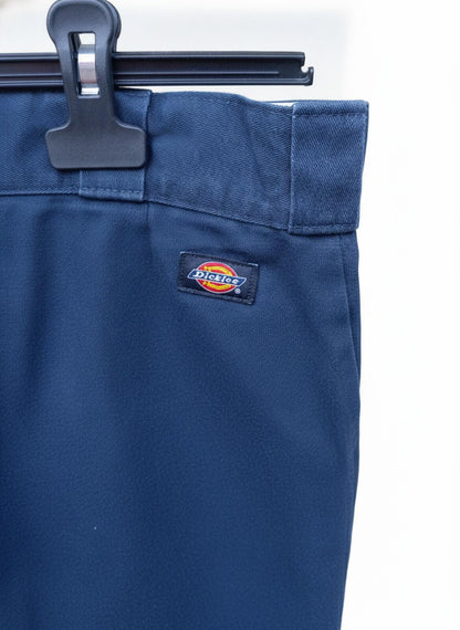 Dickies 874 Original Fit Work Pants 34x30 Raw Blue Rigid Skater Trousers