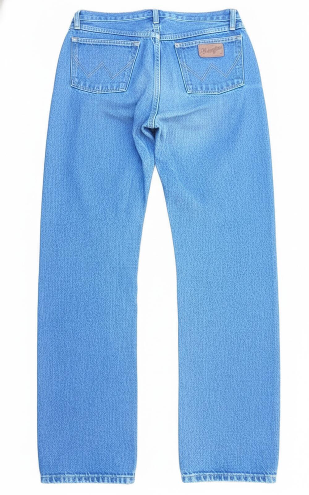Wrangler Jeans W35 L38 – Men’s Western Bootcut Denim – 0047MW – Blue