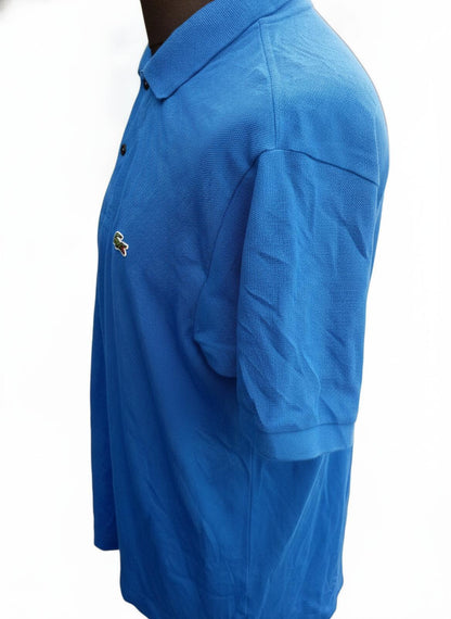 Lacoste Classic Blue Short Sleeve Polo Shirt - Size 6 XL