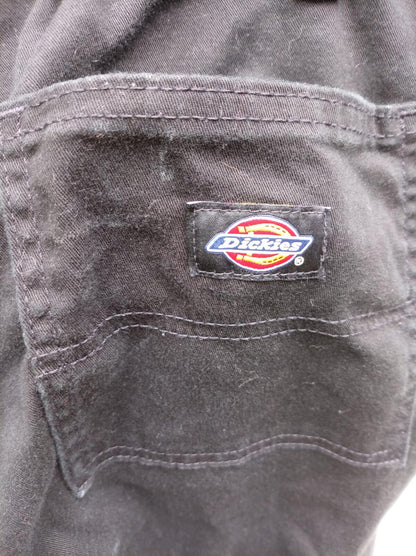 Womens Dickies Black Blue Cargo Trousers - W27R - Excellent Condition