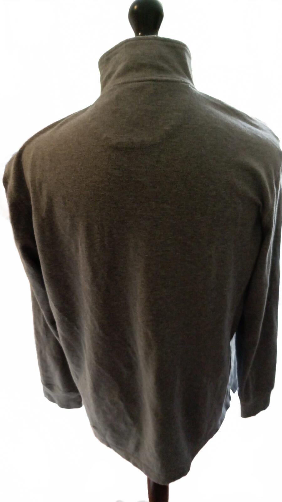 Chaps Quarter‑Zip Pullover – Grey – Size Large