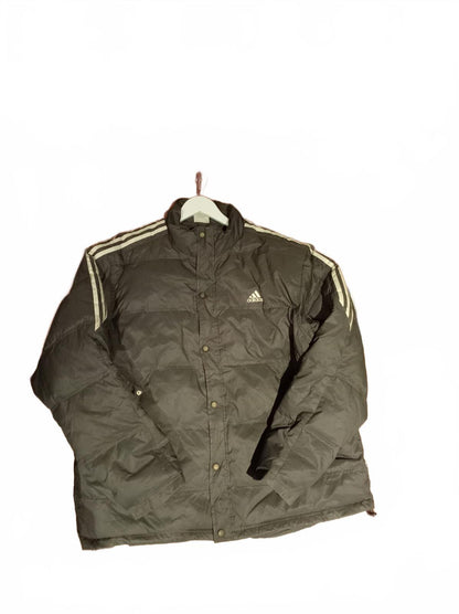 Adidas Vintage Puffer Jacket (Black, Size XL)