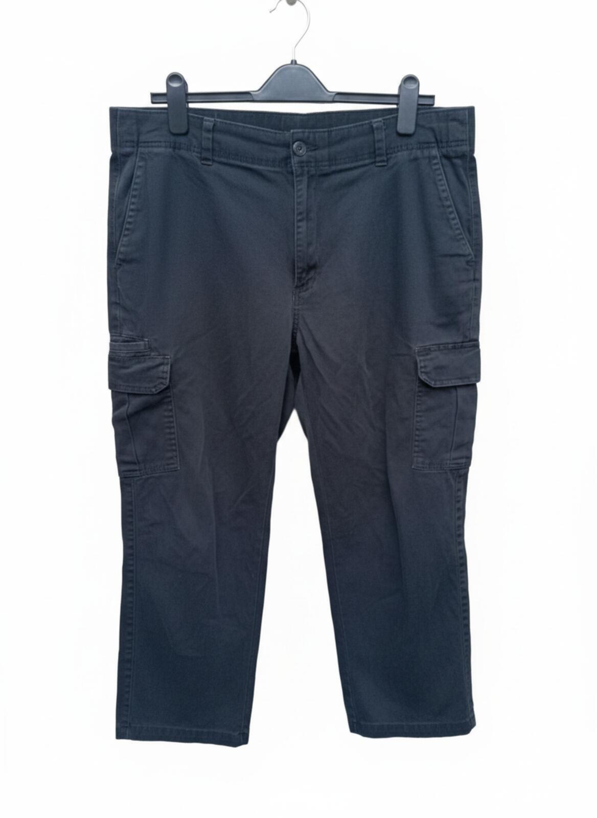 Dickies WP865 Flex Slim Fit Tapered Work Pants - W38 L30 - Black