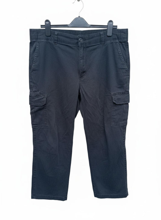 Dickies WP865 Flex Slim Fit Tapered Work Pants - W38 L30 - Black