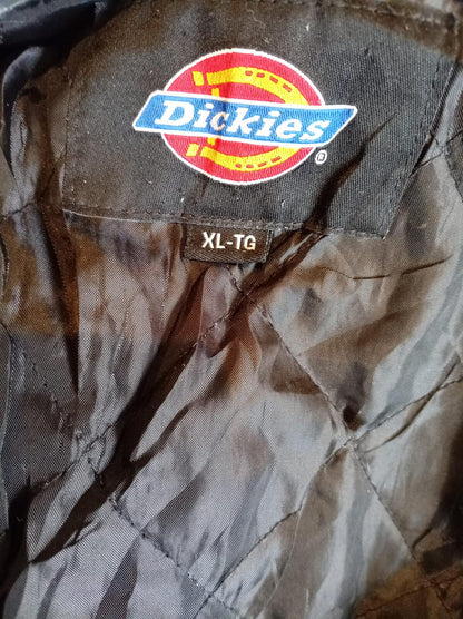 Dickies Quilted Flannel Shirt – Black/White Check – Size XL