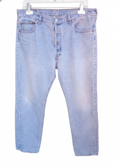 Levis 501s - Button-Fly Denim Jeans - W36 L34