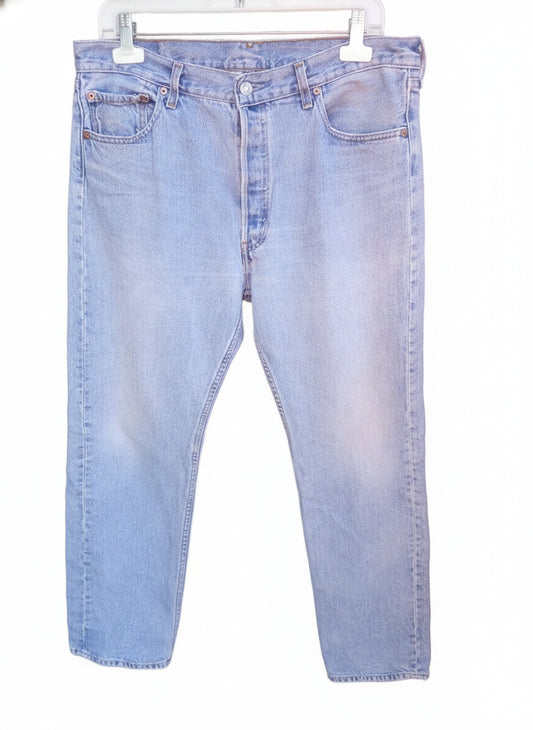 Levis 501s - Button-Fly Denim Jeans - W36 L34
