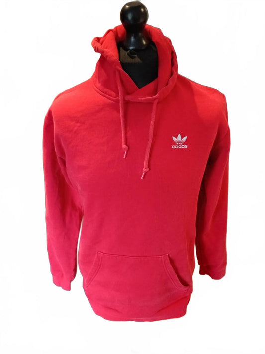 Adidas Originals Trefoil Hoodie | Red | Men's Large - Classic Streetwear