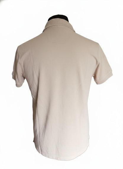 Lacoste Beige Short Sleeve Polo Shirt - Size 6 XL