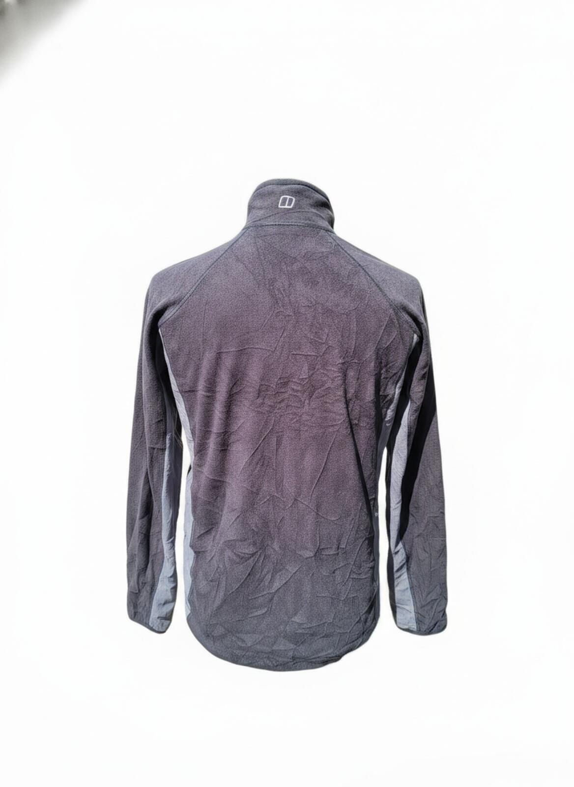Berghaus 1/4 Zip Fleece Men's Medium M Dark Grey Charcoal Microfleece Pullover