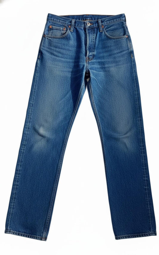 Wrangler Jeans Men’s 36x34 Straight Leg Blue Denim Classic Fit