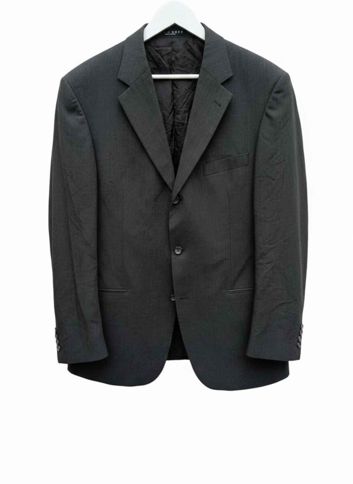Hugo Boss 90s Virgin Wool Blazer – Made in USA – 42L – Vintage BOSS