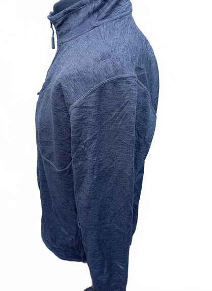 The North Face Men’s Large 1/4 Zip Fleece - Heathered Blue - Great Condition