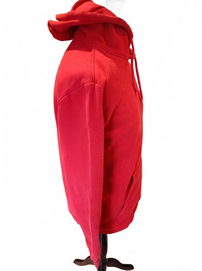 Adidas Originals Trefoil Hoodie | Red | Men's Large - Classic Streetwear
