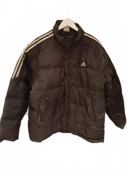 Adidas Vintage Puffer Jacket (Black, Size XL)