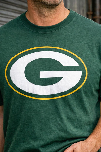 Green Bay Packers T‑Shirt Men’s Large Green NFL Graphic Tee Vintage Style