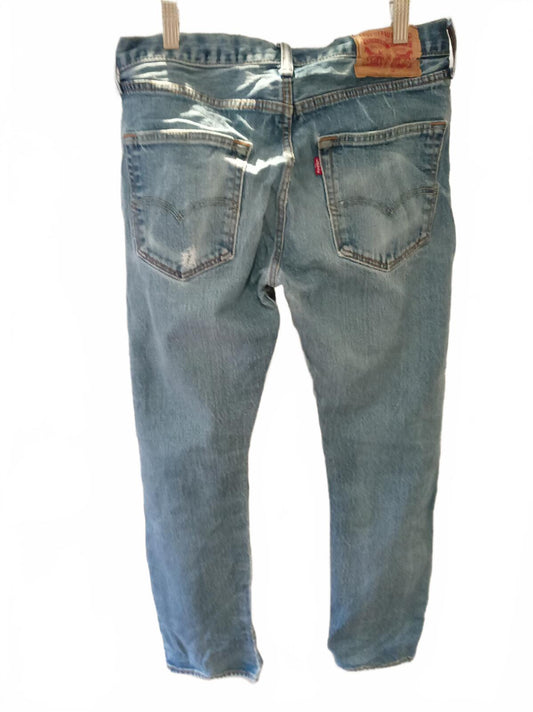 Levi's Light Blue Denim Jeans with Patch Detail - W30 L30