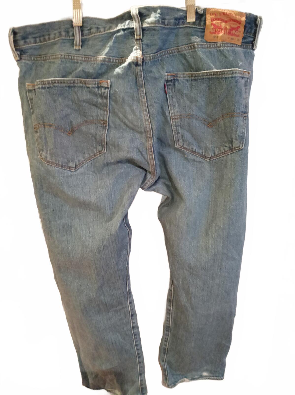 Levi's 501 Classic Blue Denim Jeans W40 L30