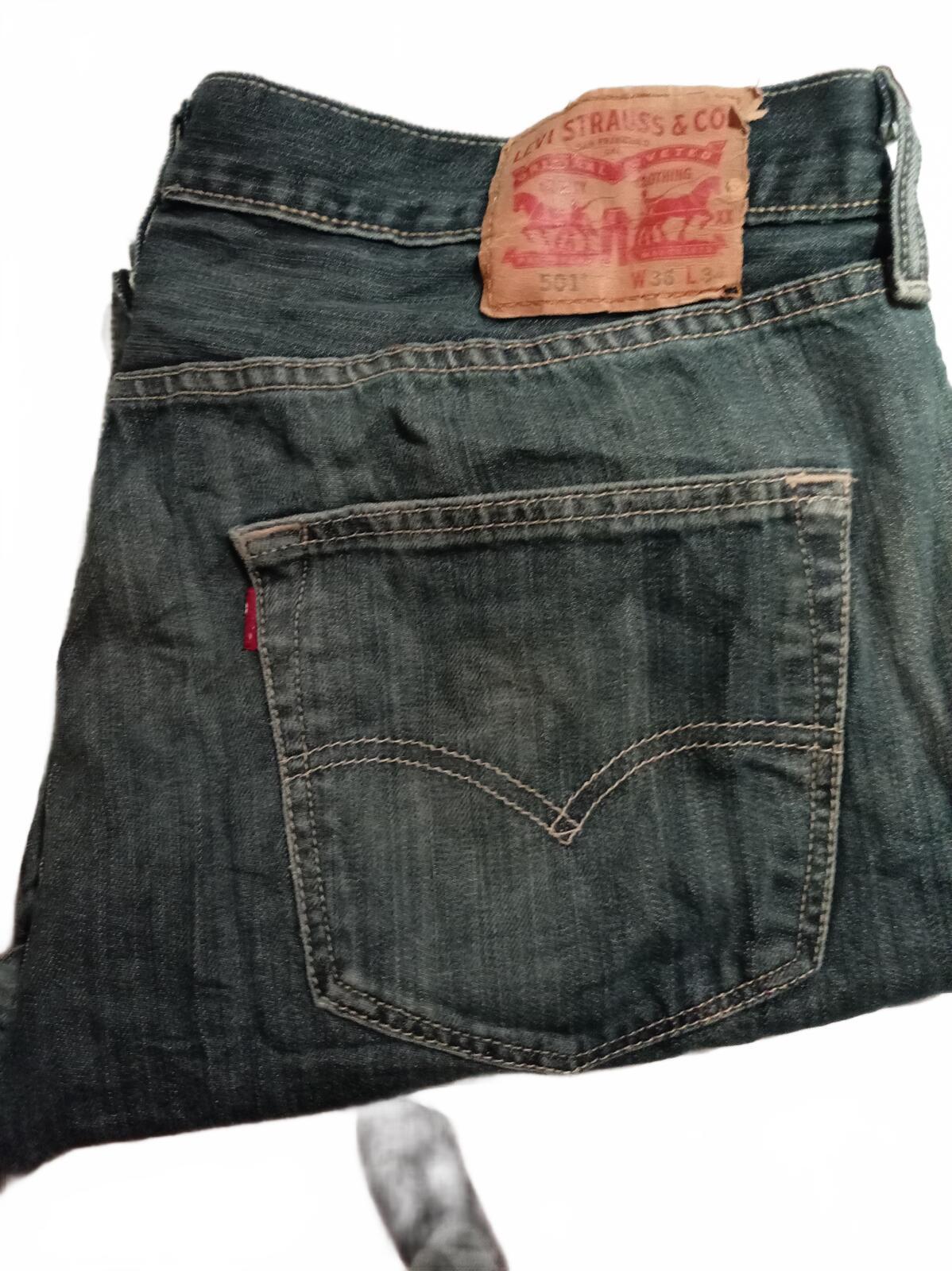Levi's Vintage Blue Denim Jeans with Button Fly