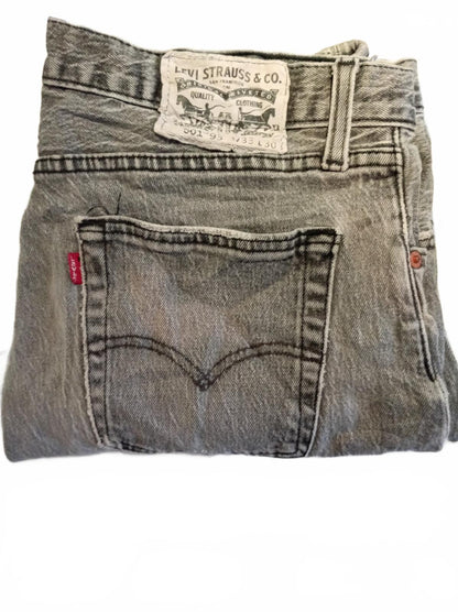 Levi's Grey Denim Jeans - Faded Vintage - W33 L30