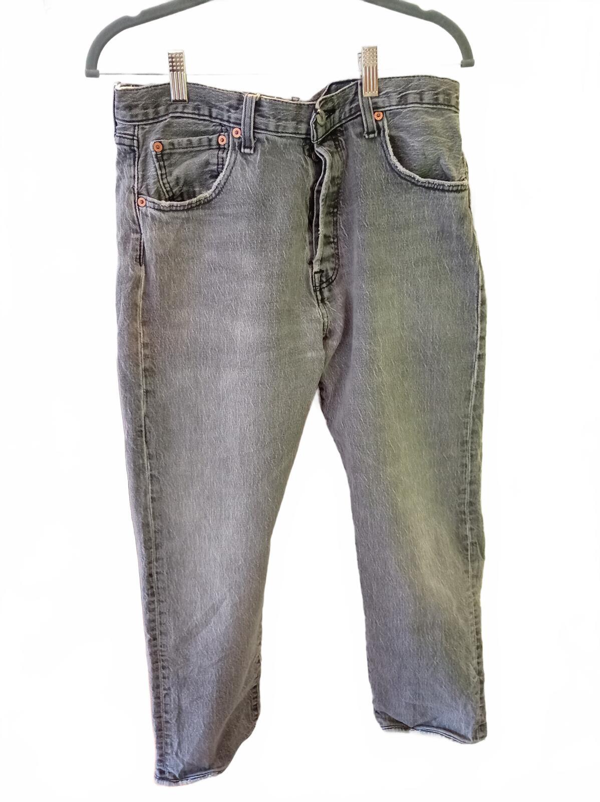Levi's Grey Denim Jeans - Faded Vintage - W33 L30