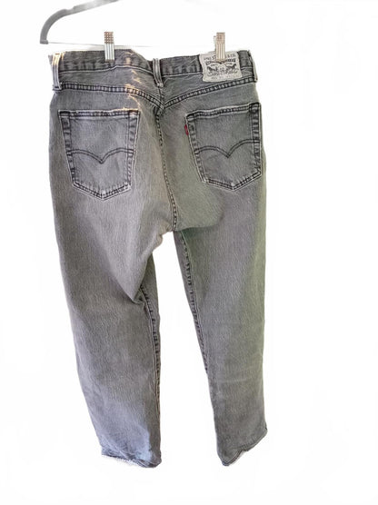 Levi's Grey Denim Jeans - Faded Vintage - W33 L30