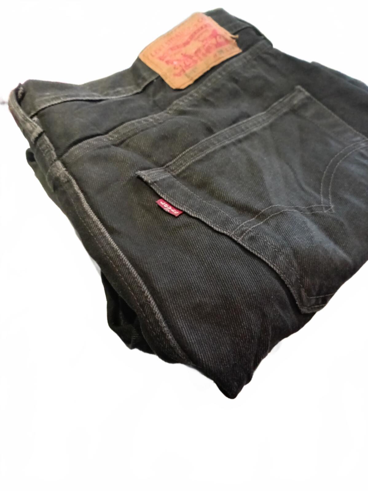 Levi's Black Denim Jeans, Men's W36 L32