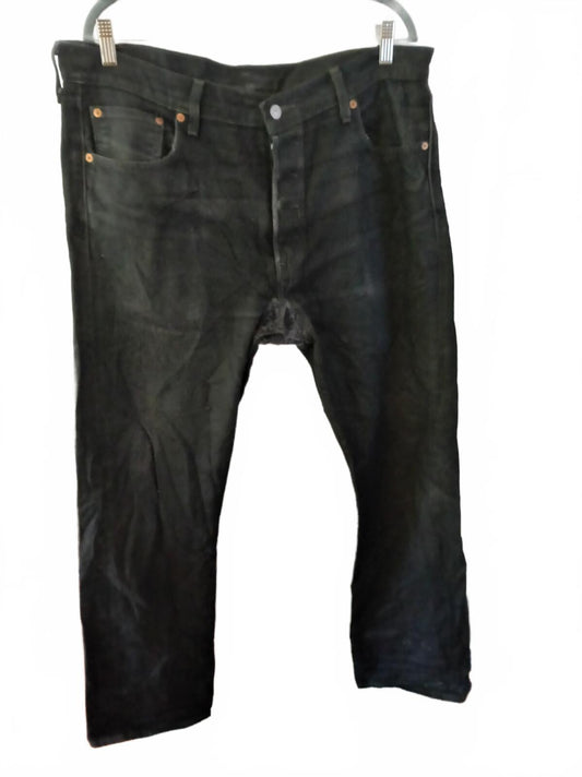 Levi's Black Denim Jeans, Men's W36 L32
