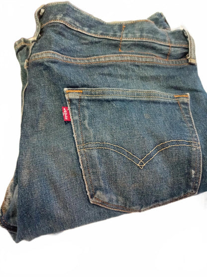 Levi's Classic Blue Denim Jeans - W36 L34 - Vintage Look