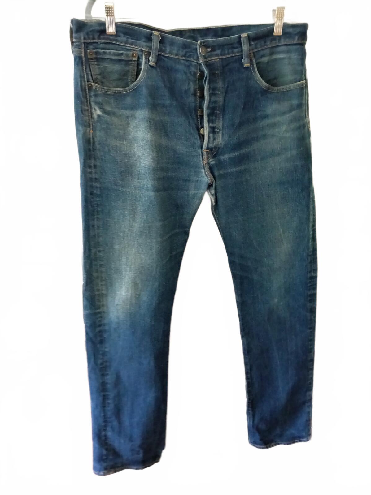 Levi's Classic Blue Denim Jeans - W36 L34 - Vintage Look