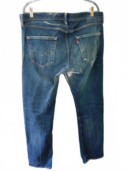Levi's Classic Blue Denim Jeans - W36 L34 - Vintage Look