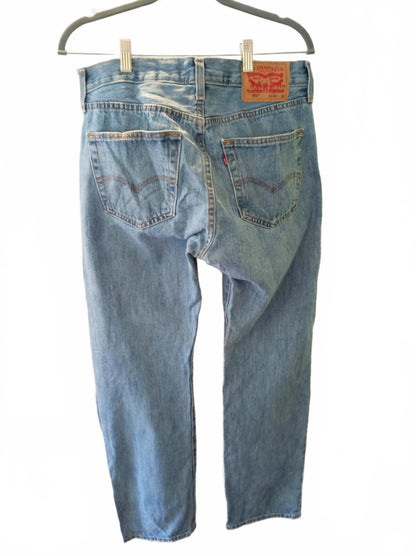 Levi's 501 Light Blue Denim Jeans W31 L32