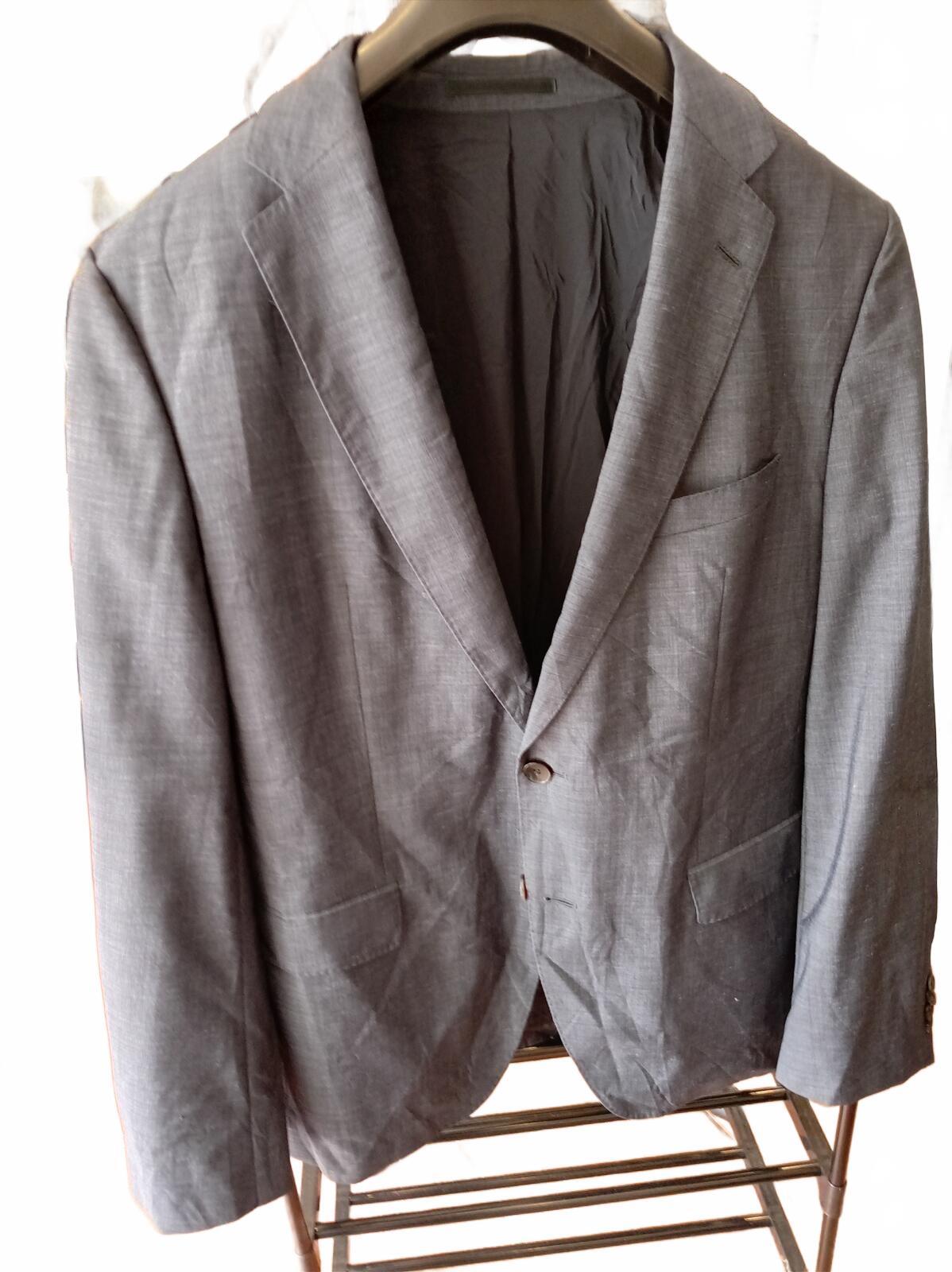 BOSS Grey Stretch Tailoring Blazer Jacket 44R