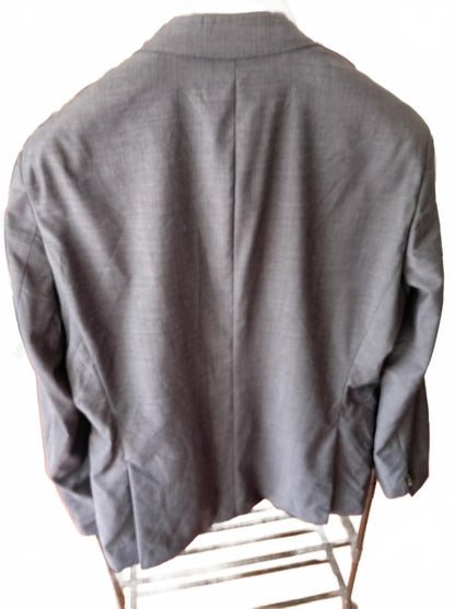 BOSS Grey Stretch Tailoring Blazer Jacket 44R