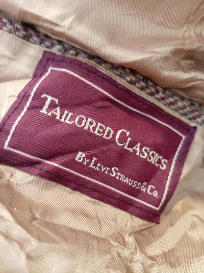 Tailored Classics By Levi Strauss & Co. Wool Blazer Jacket 40L