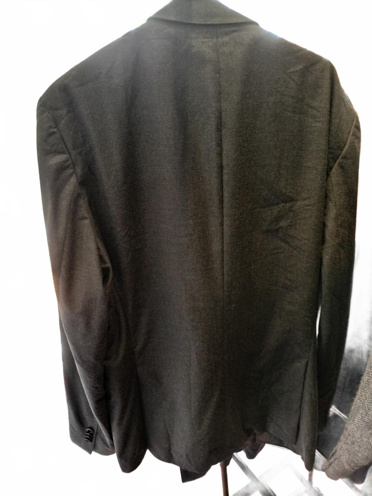 BOSS Guabello Men's Grey Double-Breasted Blazer Jacket 42L