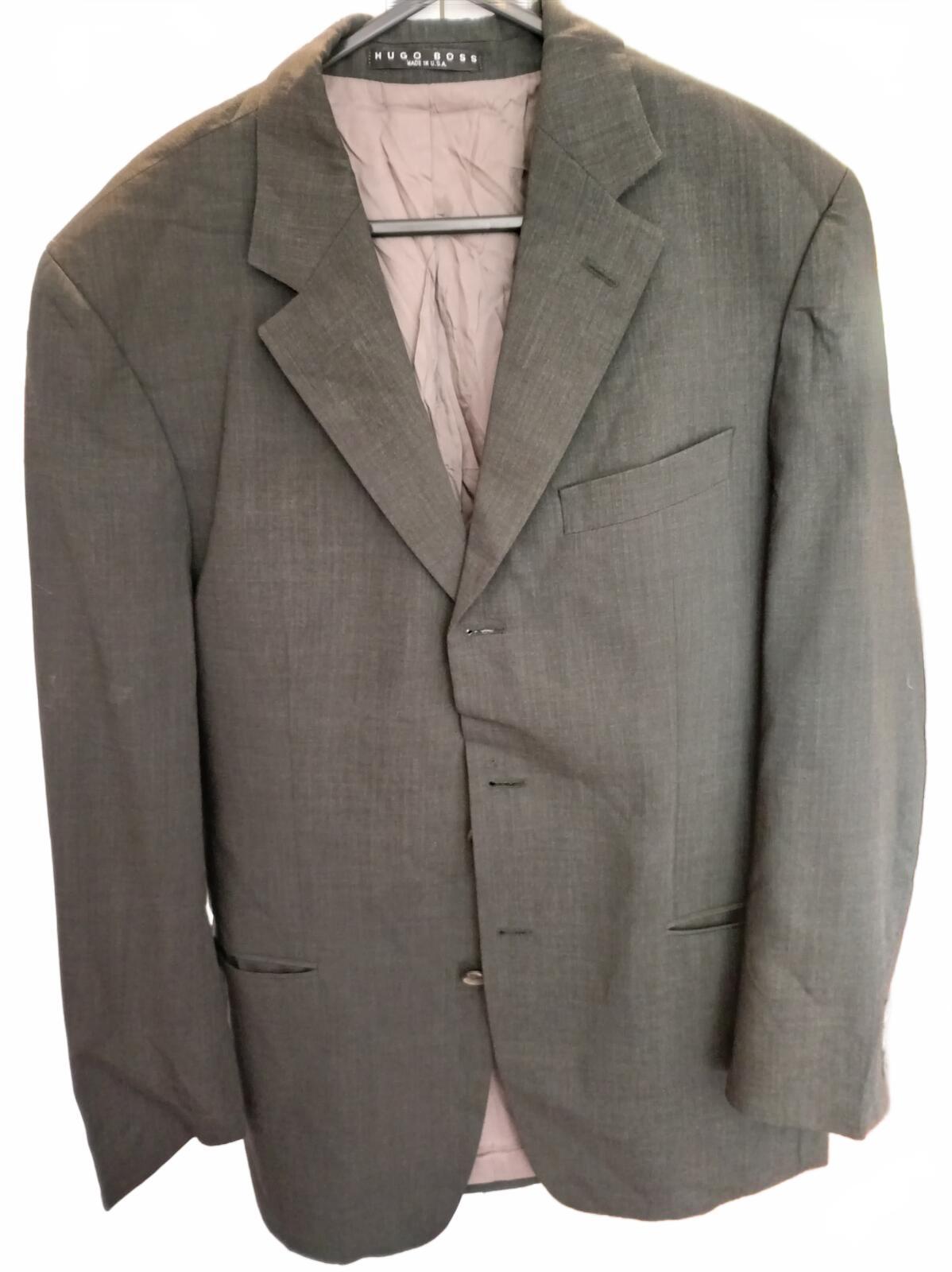 Hugo Boss Men's Classic Brown Suit Jacket Blazer - 38R