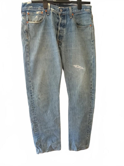 Levi's 501 Light Wash Denim Jeans W33 L32