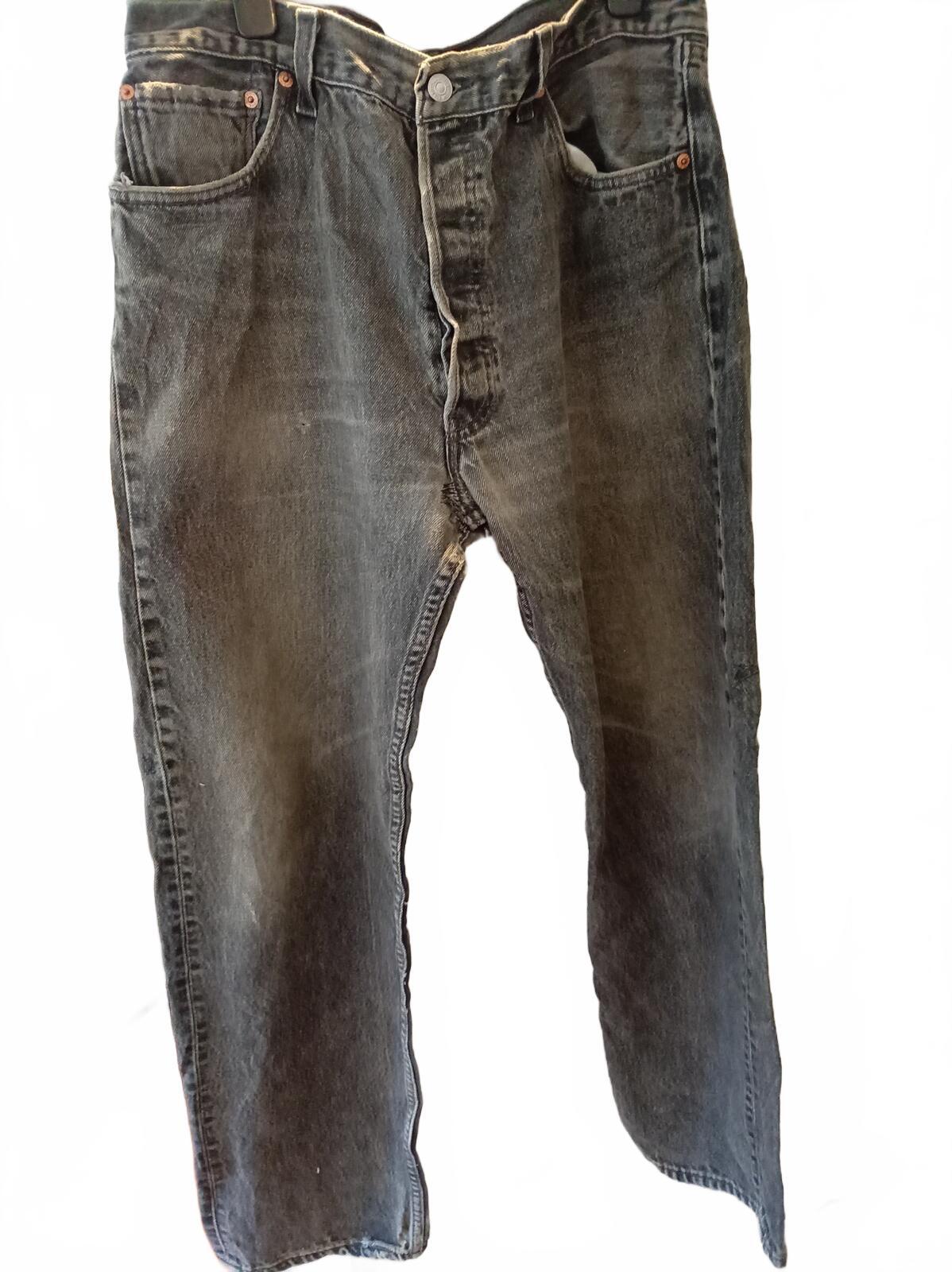 Vintage 1999 Levi's 501 Black Denim Jeans W36 L32